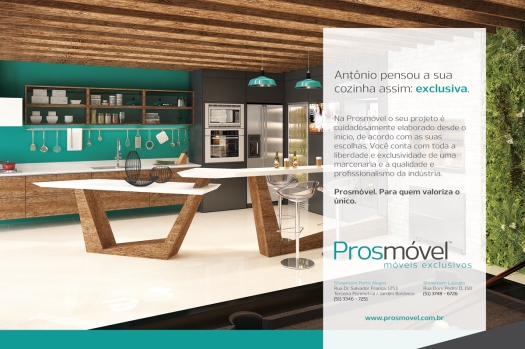 anuncio Casa Claudia Prosmóvel móveis exclusivos 